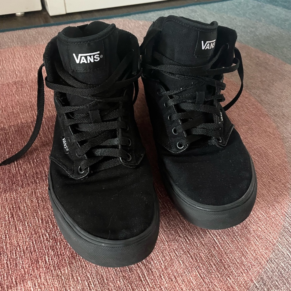 Vans Black Canvas High-Tops